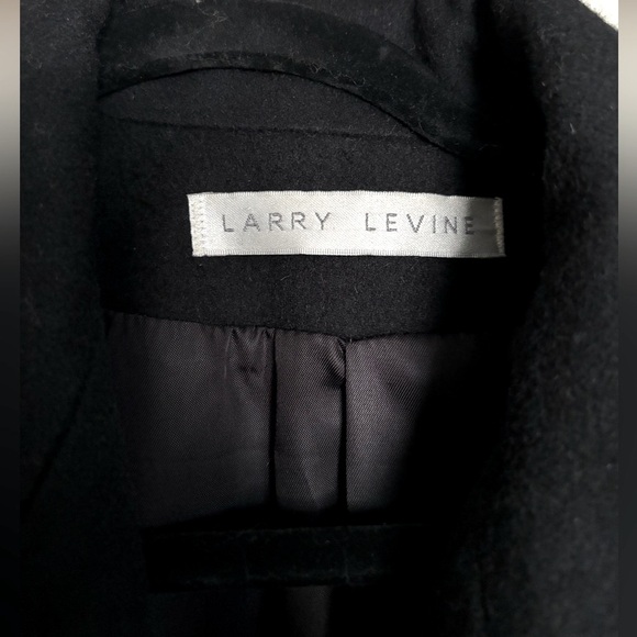 Vintage 90s Larry Levine Ankle Length Maxi Wool Coat - Picture 2 of 5